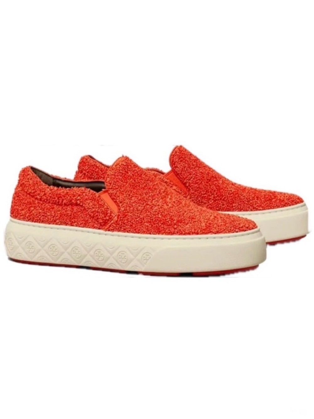 TORY BURCH LADYBUG SLIP-ON SNEAKER 🐞 SIZE 10 EUC PIPER RED